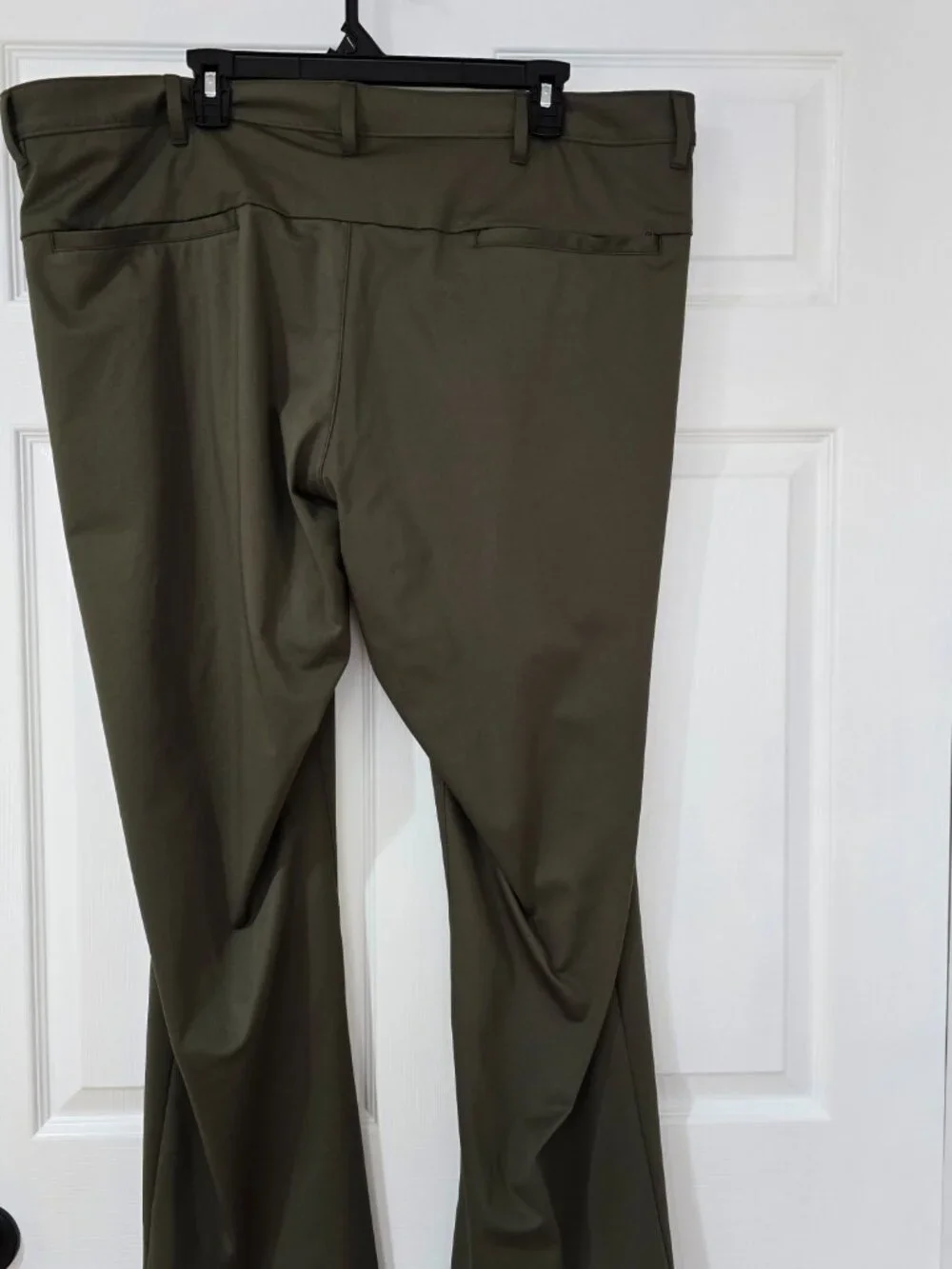 Lands' End Men's Performance Golf Pants Tall Olive Green Stretch Size 44/T